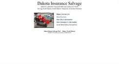Desktop Screenshot of dakotasalvage.com